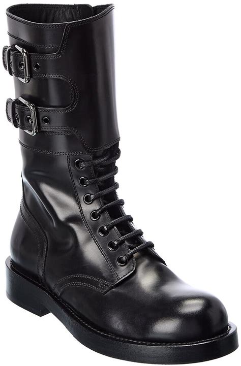 dolce and gabbana combat boots